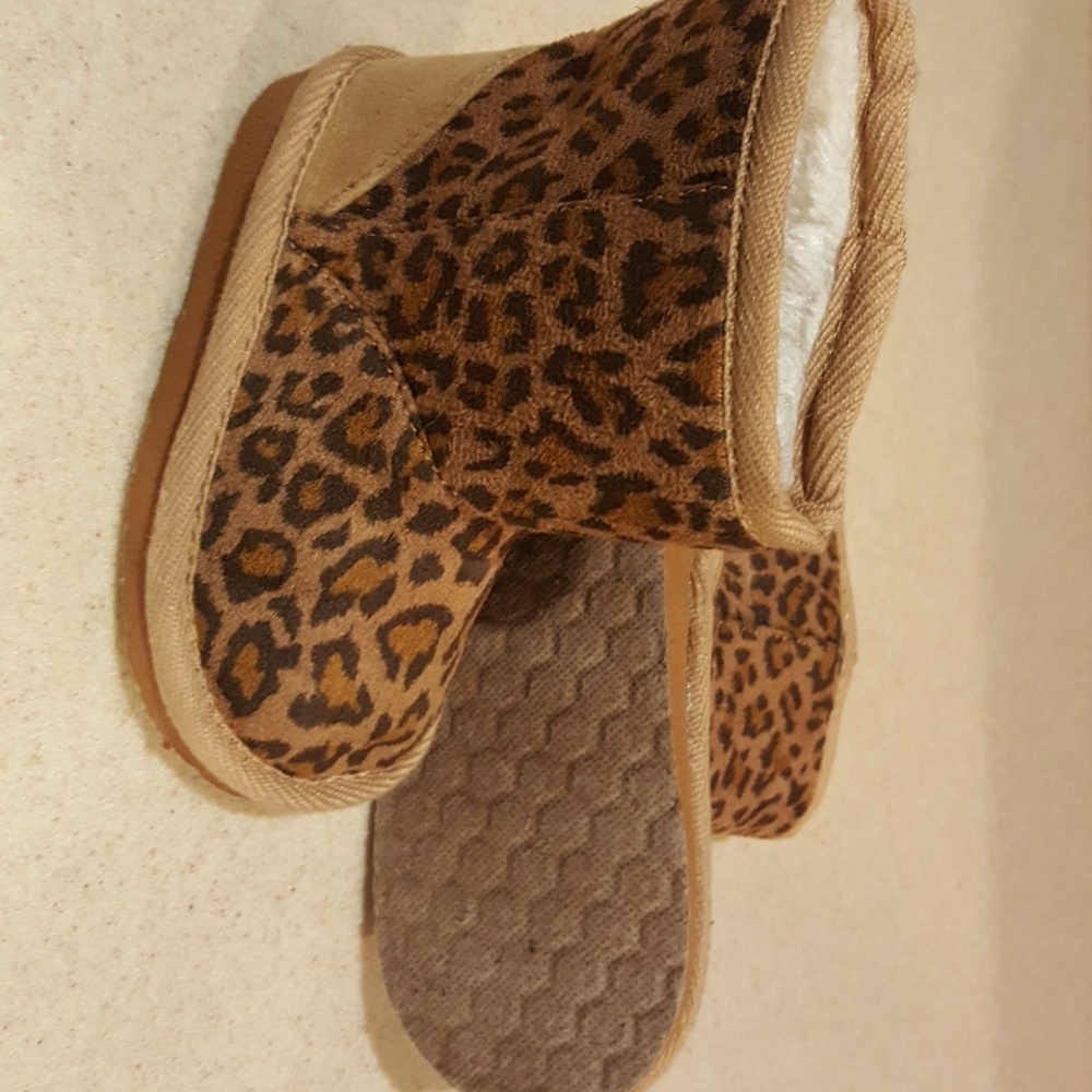 Cheetah boots toddler size 5
